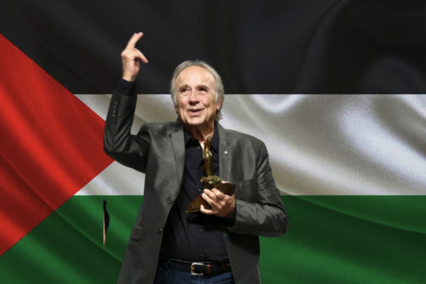 Joan Manuel Serrat pidió «contundentes respuestas» a las «atrocidades brutales» al pueblo palestino